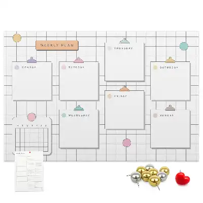 Kurk prikbord Weekplan