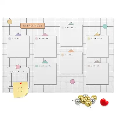 Kurk prikbord Weekplan