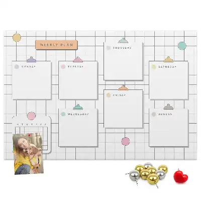 Kurk prikbord Weekplan