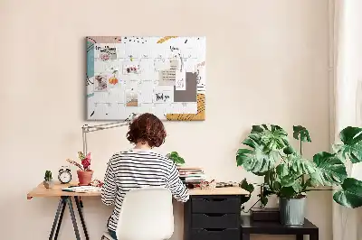 Kurk prikbord Zakelijke organizer