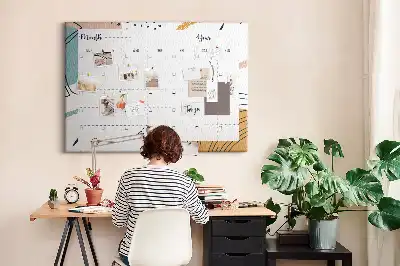 Kurk prikbord Zakelijke organizer