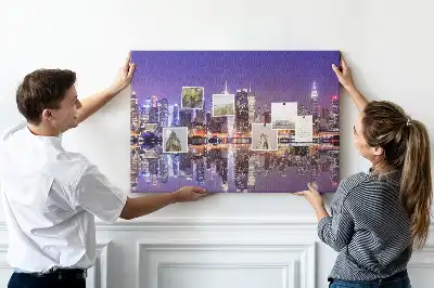 Kurk prikbord New York 's nachts