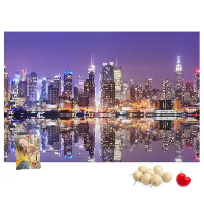 Kurk prikbord New York 's nachts