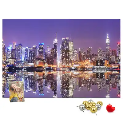 Kurk prikbord New York 's nachts