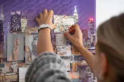 Kurk prikbord New York 's nachts