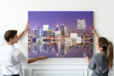 Kurk prikbord New York 's nachts