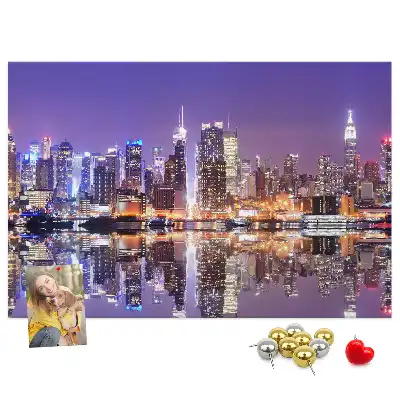 Kurk prikbord New York 's nachts