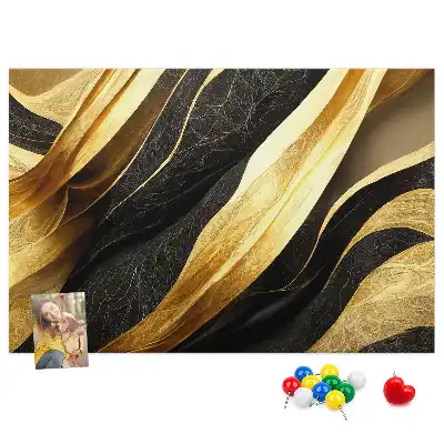 Memobord van kurk Elegante abstractie