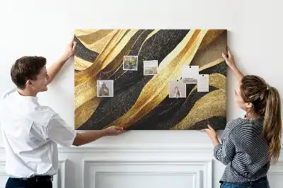 Memobord van kurk Elegante abstractie