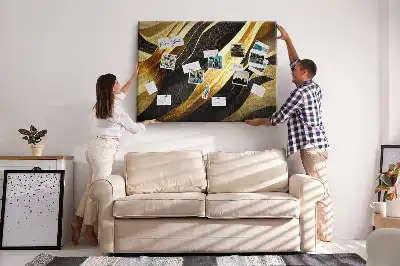 Memobord van kurk Elegante abstractie