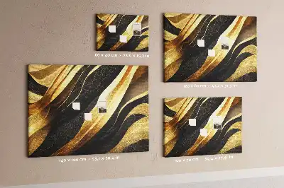 Memobord van kurk Elegante abstractie