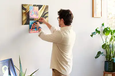 Memobord van kurk Elegante abstractie
