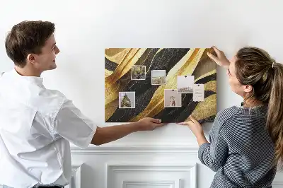 Memobord van kurk Elegante abstractie