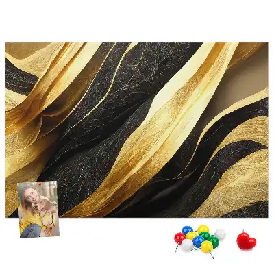 Memobord van kurk Elegante abstractie