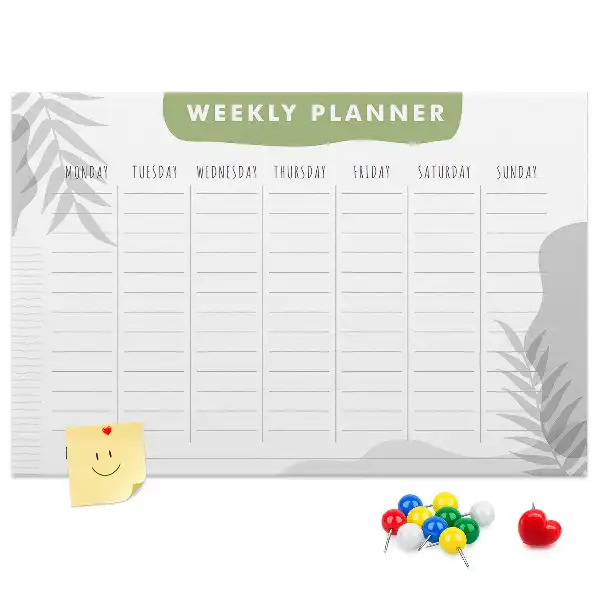 Kurk prikbord Zevendaags schema taken