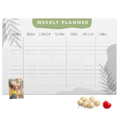 Kurk prikbord Zevendaags schema taken