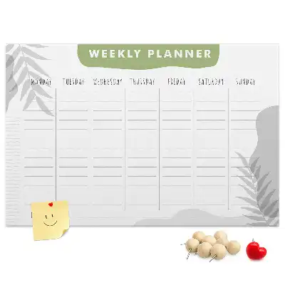 Kurk prikbord Zevendaags schema taken