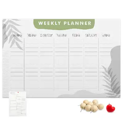 Kurk prikbord Zevendaags schema taken