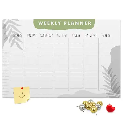 Kurk prikbord Zevendaags schema taken