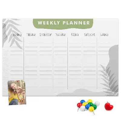 Kurk prikbord Zevendaags schema taken