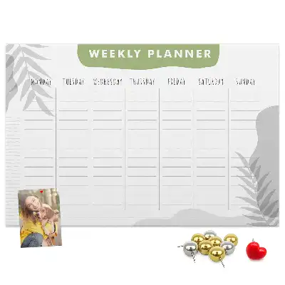 Kurk prikbord Zevendaags schema taken