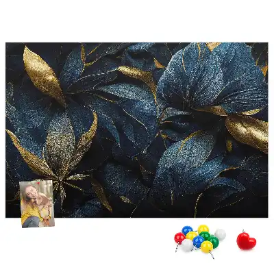 Memobord van kurk Artistieke bloempatronen