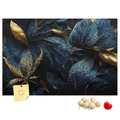 Memobord van kurk Artistieke bloempatronen