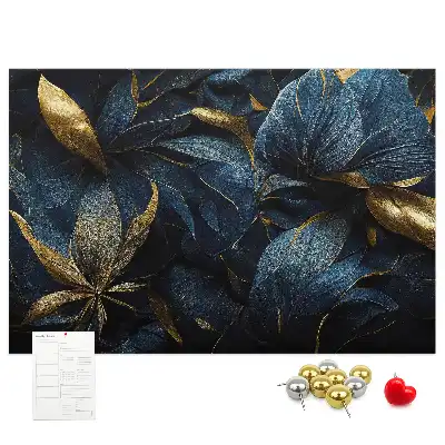 Memobord van kurk Artistieke bloempatronen