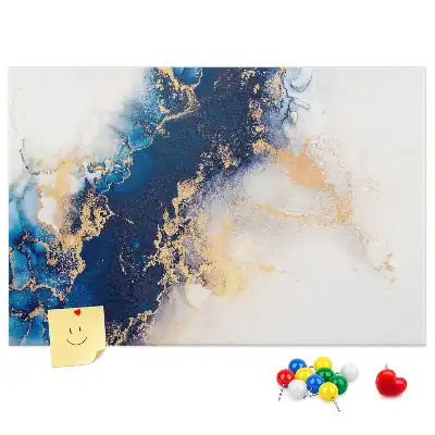 Kurk prikbord met stenen marmerstructuur