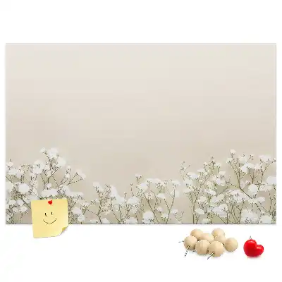 Memobord van kurk Geopende bloemknoppen