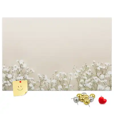 Memobord van kurk Geopende bloemknoppen