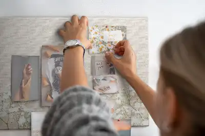 Memobord van kurk Geopende bloemknoppen