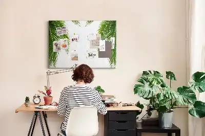 Kurk prikbord Bladeren palm natuur