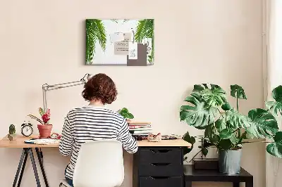 Kurk prikbord Bladeren palm natuur