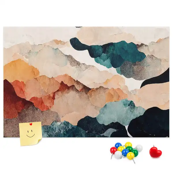 Kurk prikbord Landschap kunst