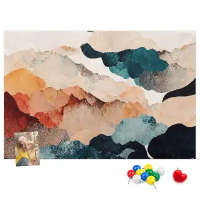 Kurk prikbord Landschap kunst