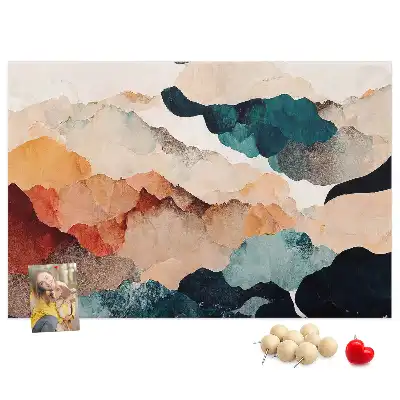 Kurk prikbord Landschap kunst