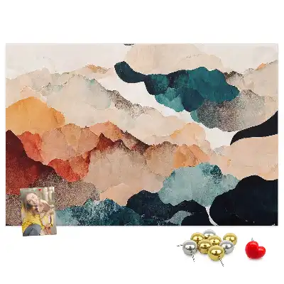 Kurk prikbord Landschap kunst