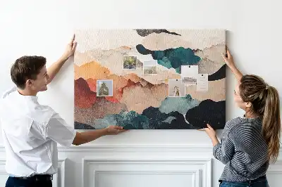 Kurk prikbord Landschap kunst