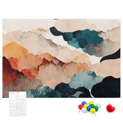 Kurk prikbord Landschap kunst