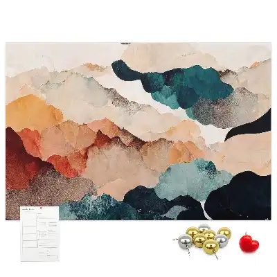 Kurk prikbord Landschap kunst