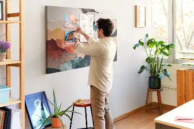 Kurk prikbord Landschap kunst