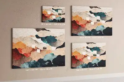 Kurk prikbord Landschap kunst