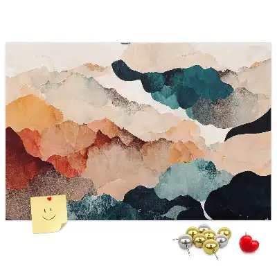 Kurk prikbord Landschap kunst