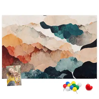Kurk prikbord Landschap kunst