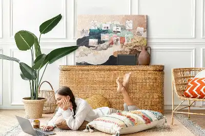 Kurk prikbord Onconventioneel artistiek landschap