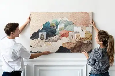 Kurk prikbord Onconventioneel artistiek landschap