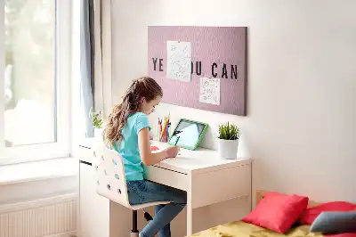 Memobord van kurk Yes You Can