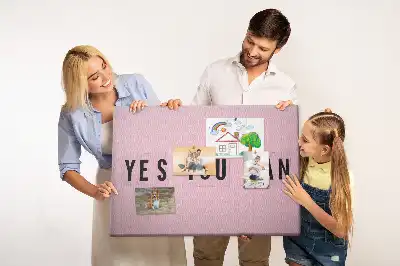 Memobord van kurk Yes You Can