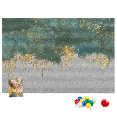 Memobord van kurk Elegant patroon op canvas